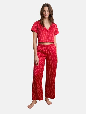 Pantaloncini da pigiama 'Mon Coeur' di ETAM in rosso