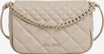 Sac bandoulière ' GIORGIA ' Pepe Jeans en beige : devant