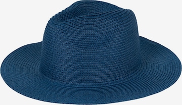 styleBREAKER Hat 'Panama Strohhut - Knautschhut' in Blue