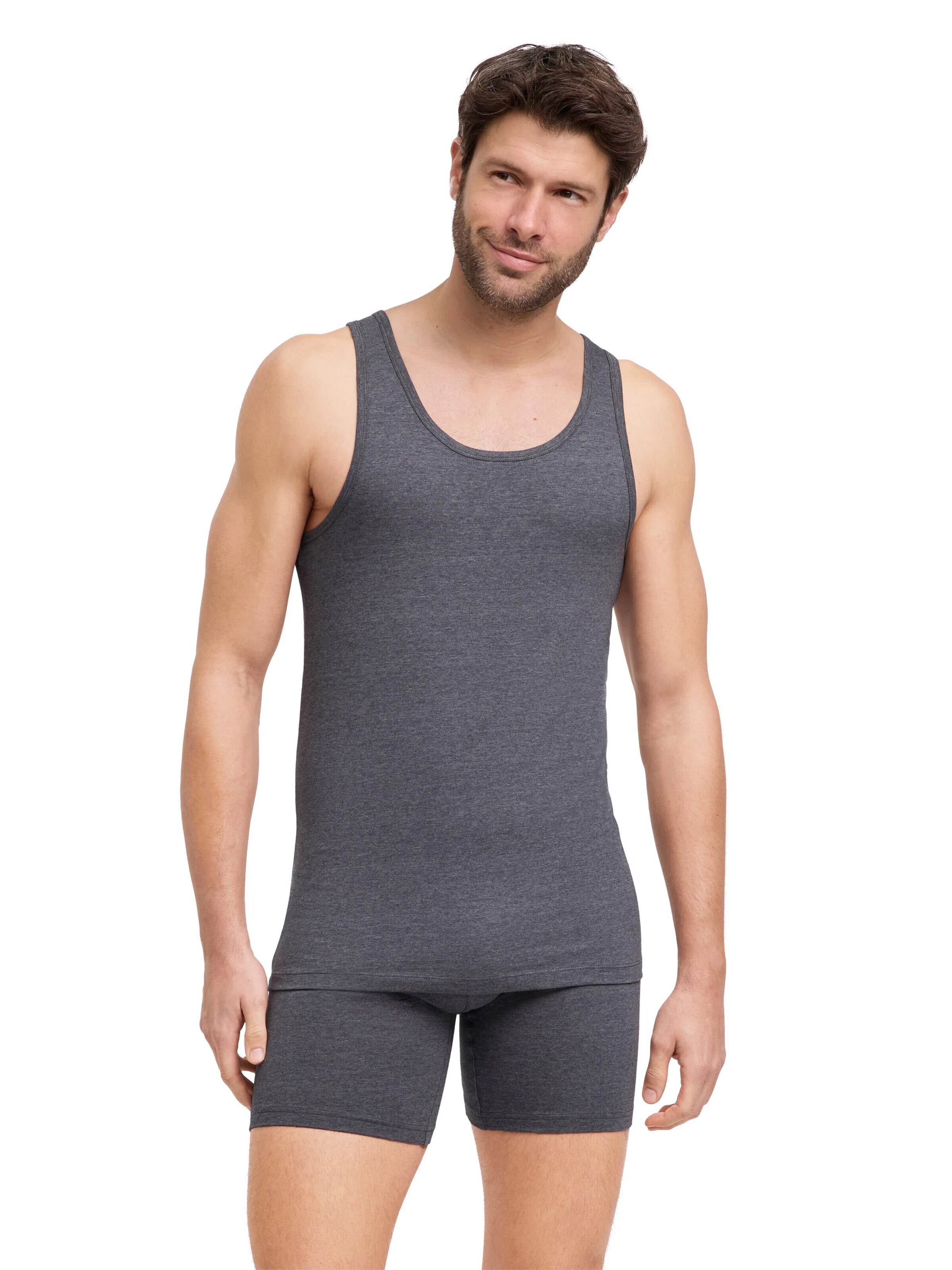 FALKE Undershirt '2-Pack' in S in Grey, Item view
