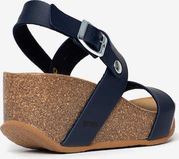 Bayton Strap sandal 'Selene' in Blue