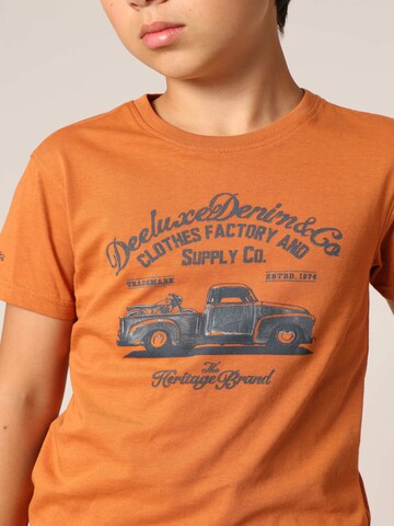 T-Shirt 'Truck' Deeluxe en orange