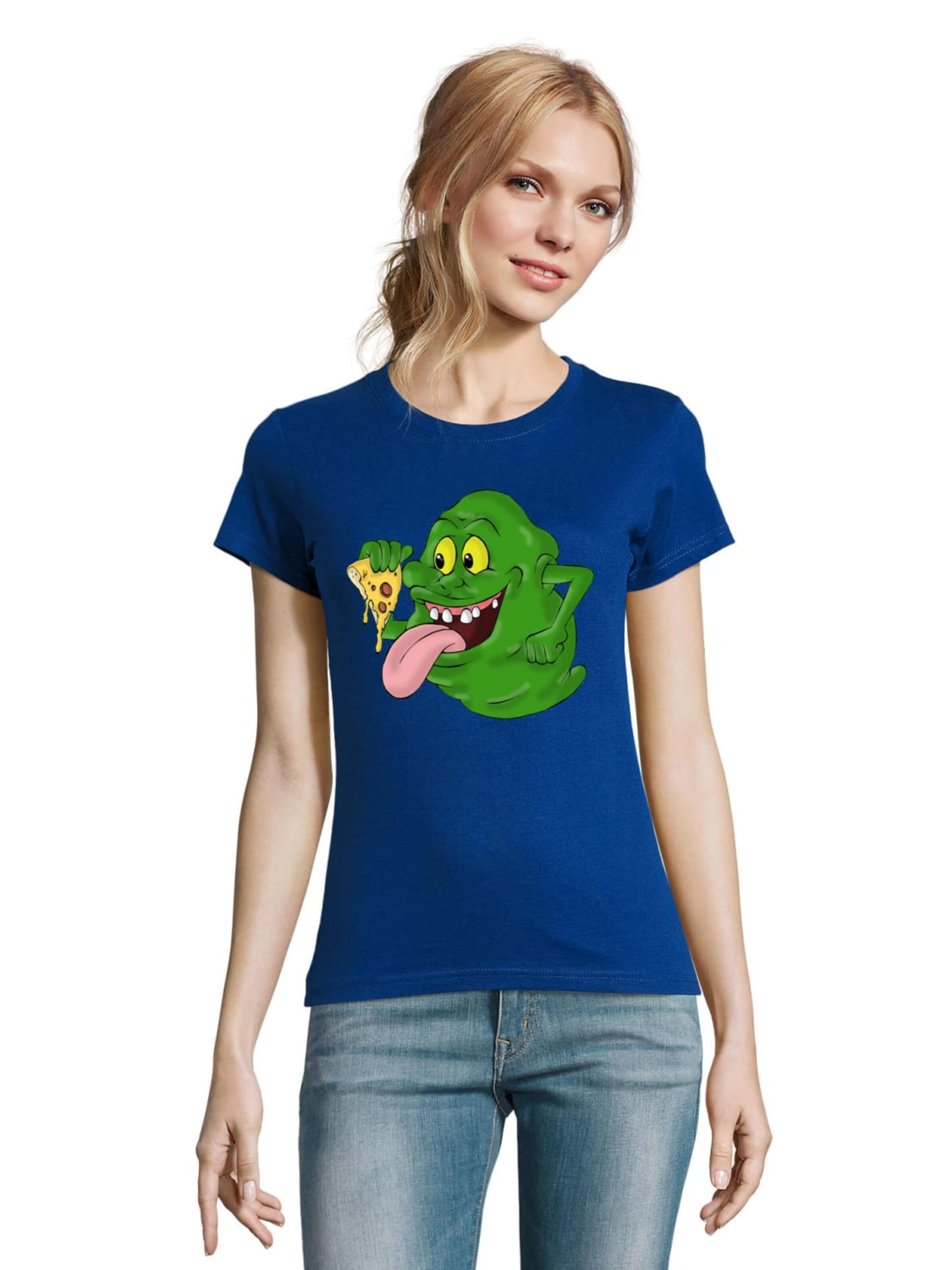 Blondie & Brownie Shirt 'Slimer' in Blue: front