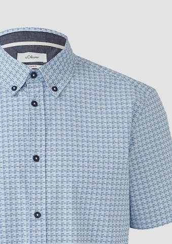 s.Oliver Regular fit Overhemd in Blauw