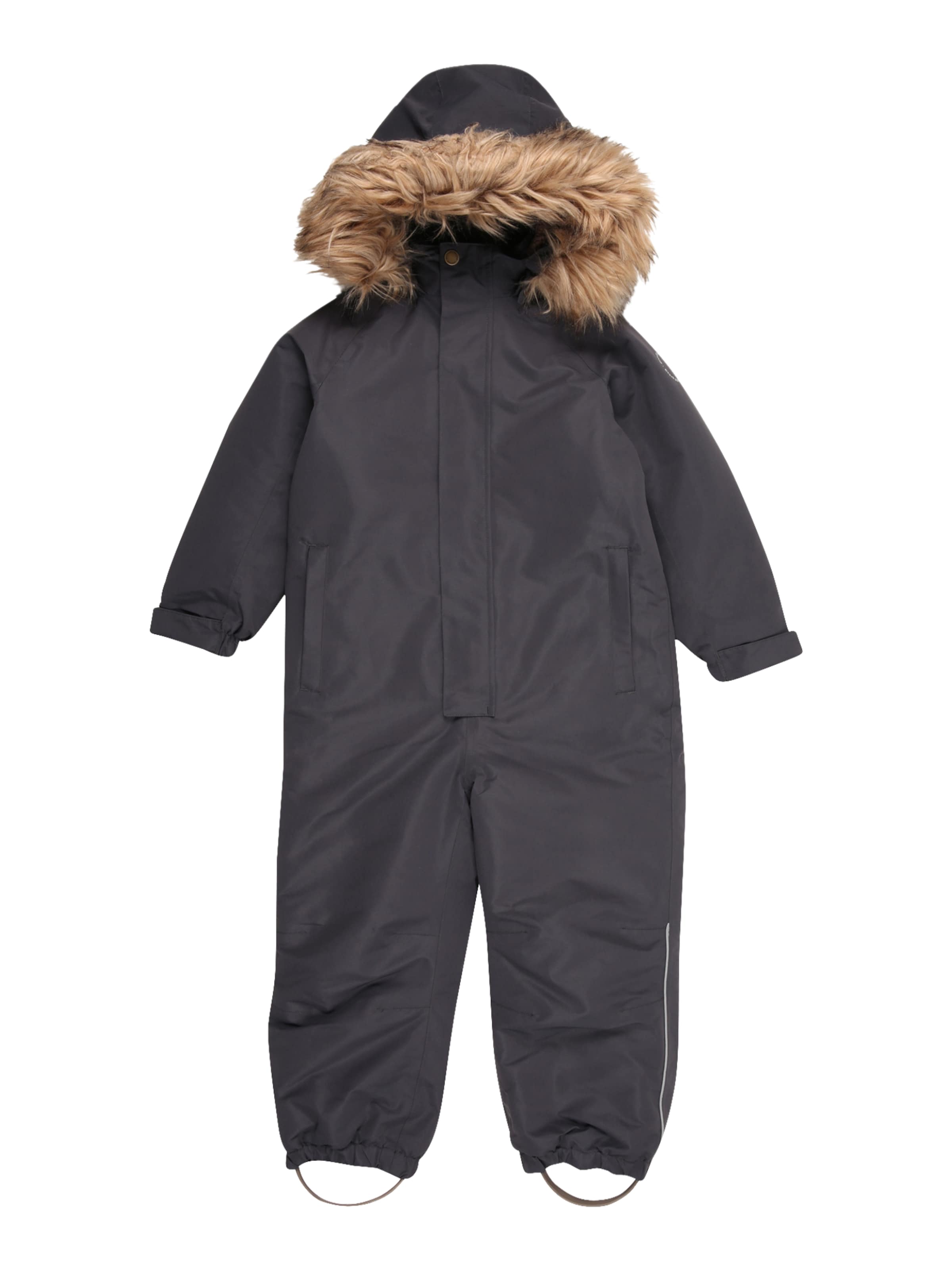 EN FANT Overall i grå: framsida