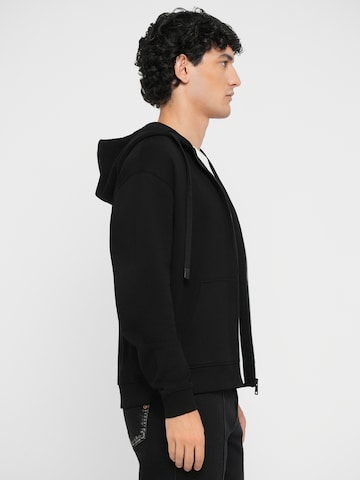 Versace Jeans Couture - Casaco em moletão em preto