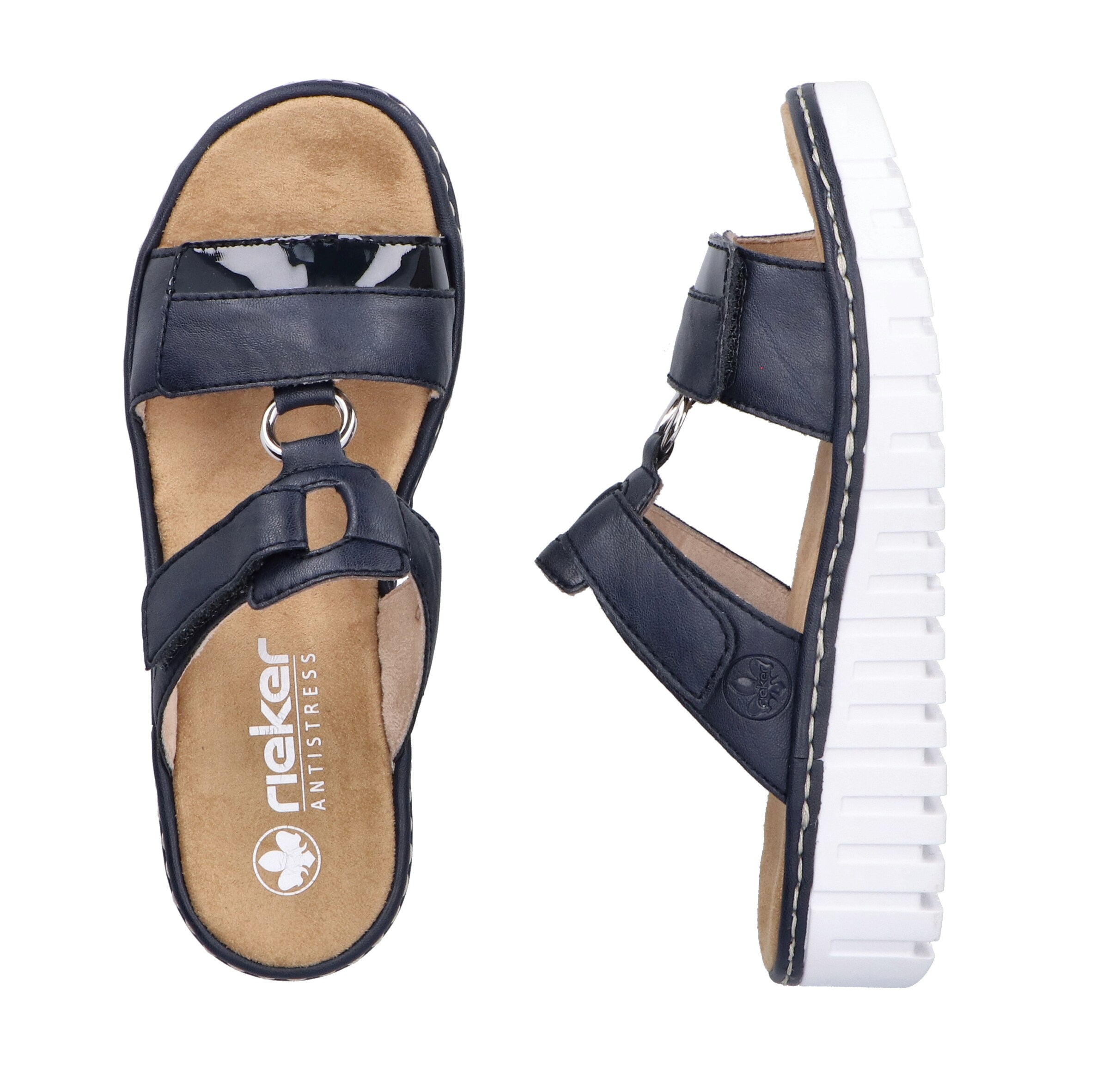 Rieker Mules in Blue