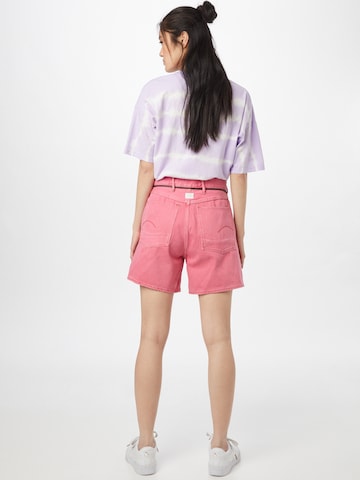 Wide leg Pantaloni di G-Star RAW in rosa