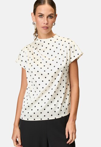 zero Blouse in Wit: voorkant