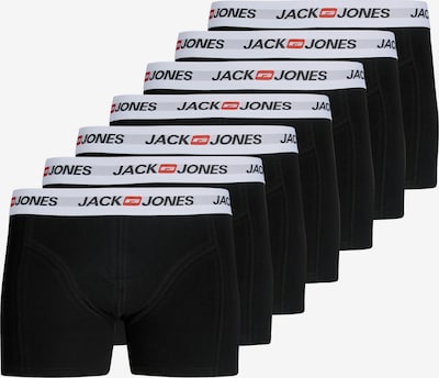 Boxer trumpikės 'JACCorp Old' iš JACK & JONES, spalva – pilka / tamsiai raudona / juoda / balta, Prekių apžvalga
