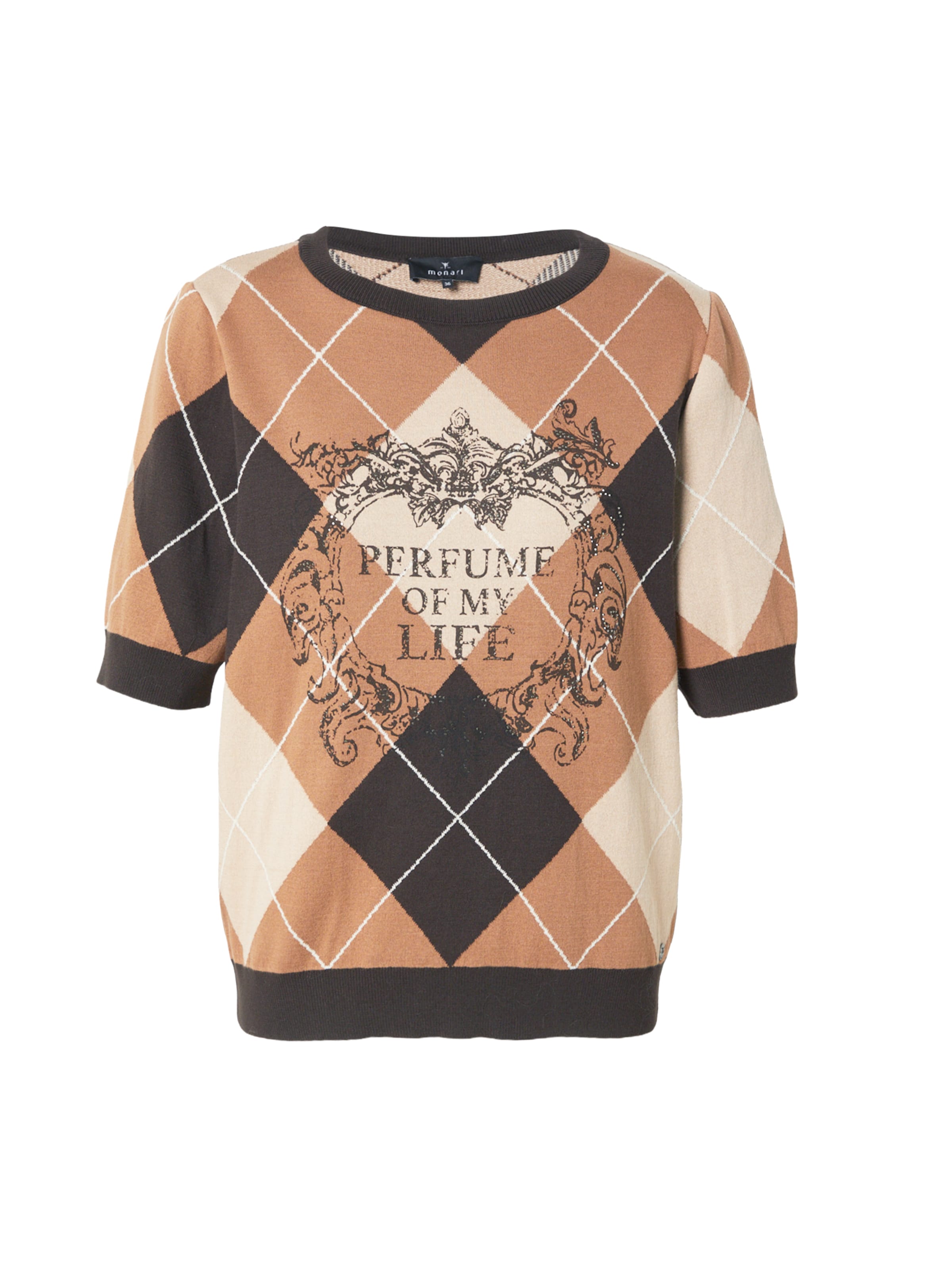 Pullover di monari in marrone: frontale