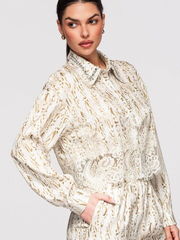 Camicia da donna di Ombre in beige