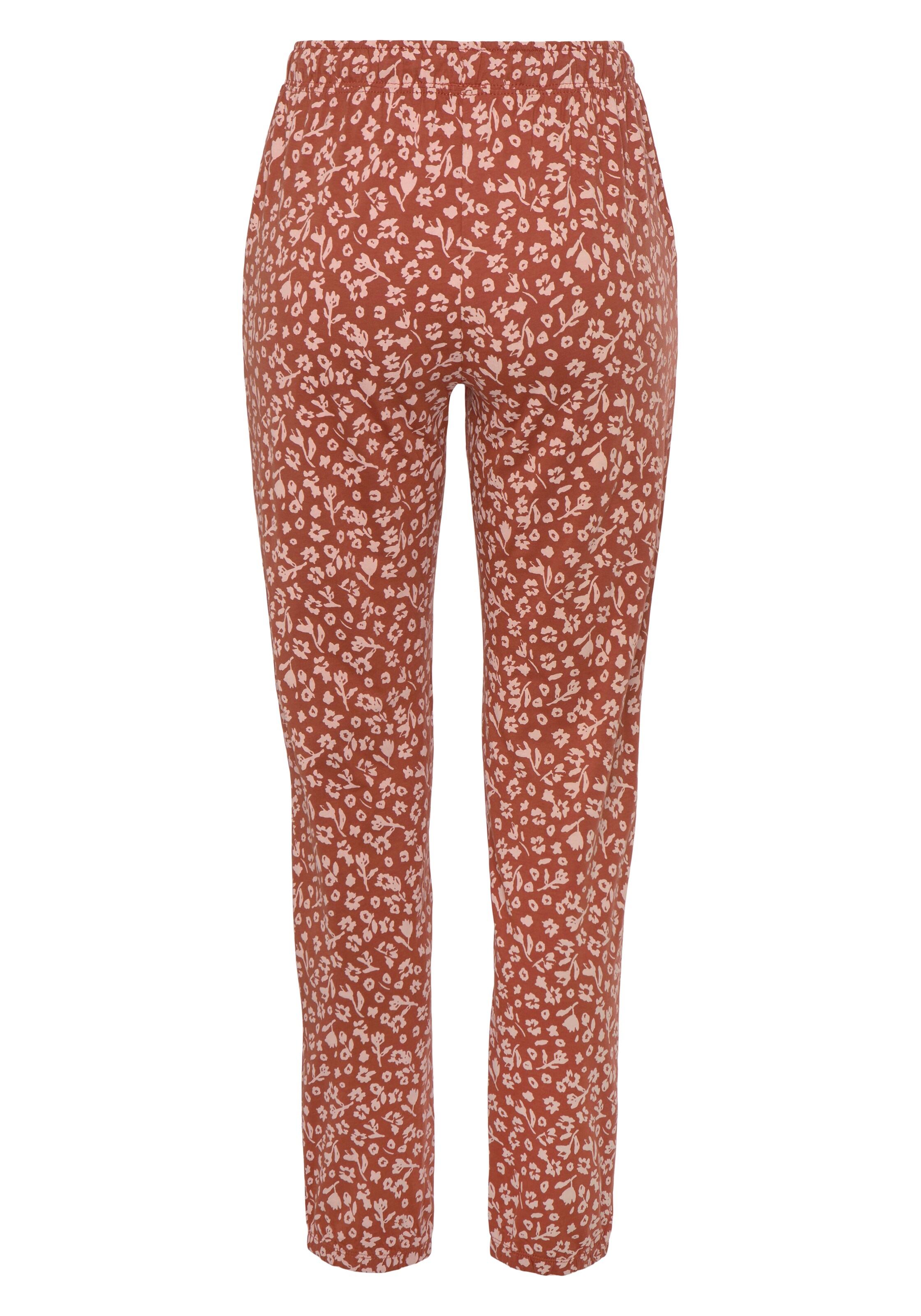 VIVANCE Pyjamahose 'Dreams' in Braun