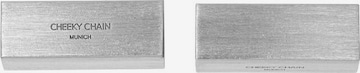 Accessoires pour chaussures 'Cube' Cheeky Chain Munich en argent : devant