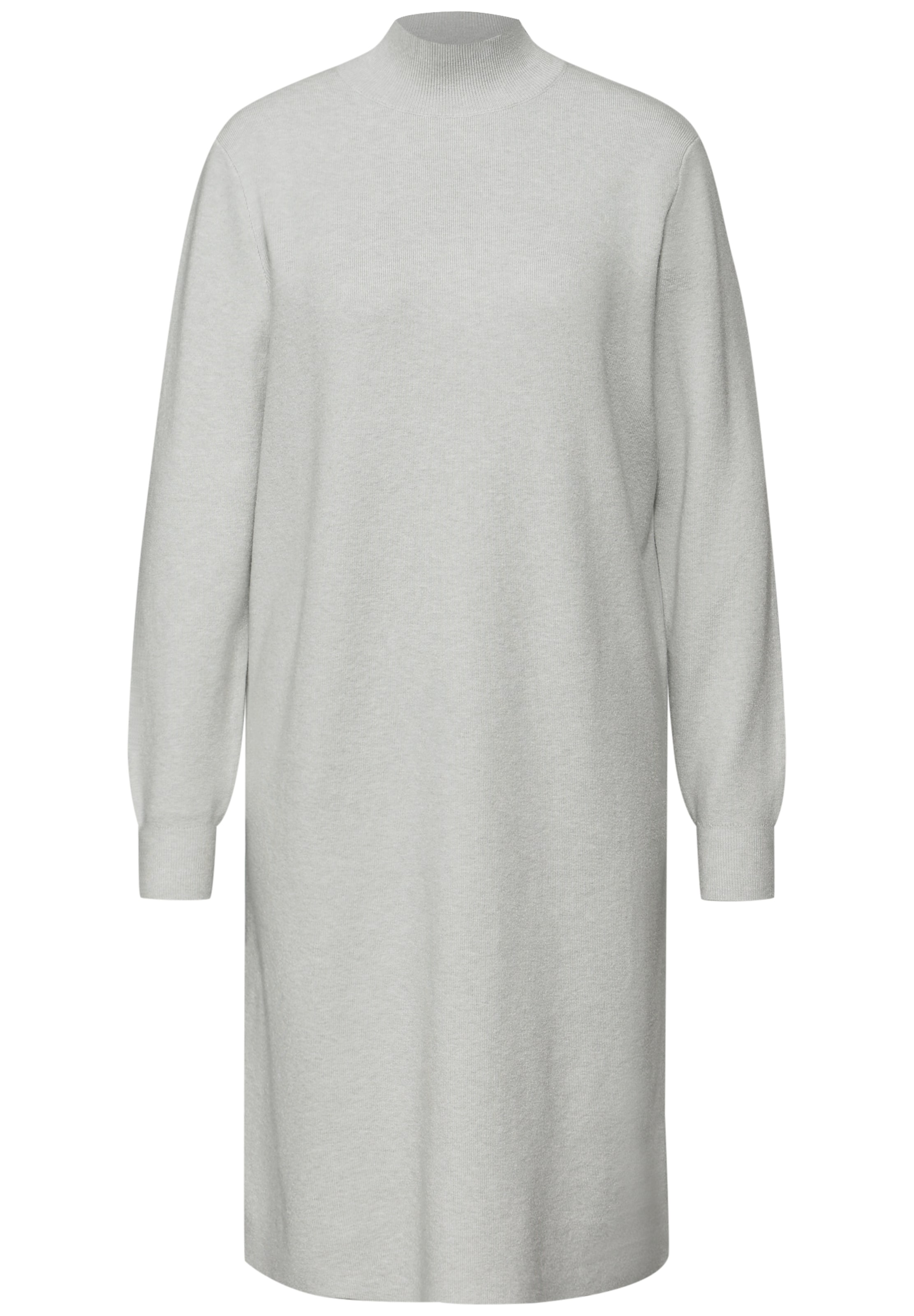 STREET ONE Strickkleid in Grau: Vorderseite