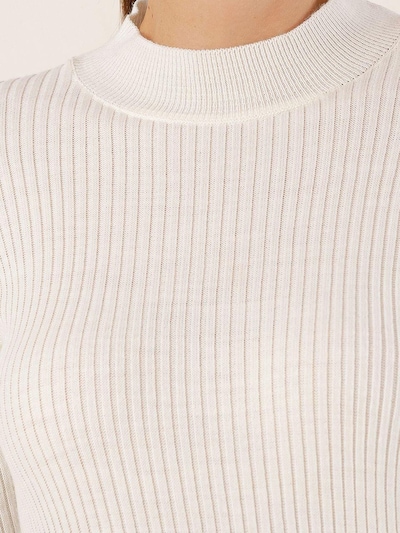 Bigdart Vestido de malha em branco, Vista do artigo