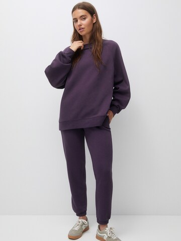 Pull&Bear Sweatshirt in Purple