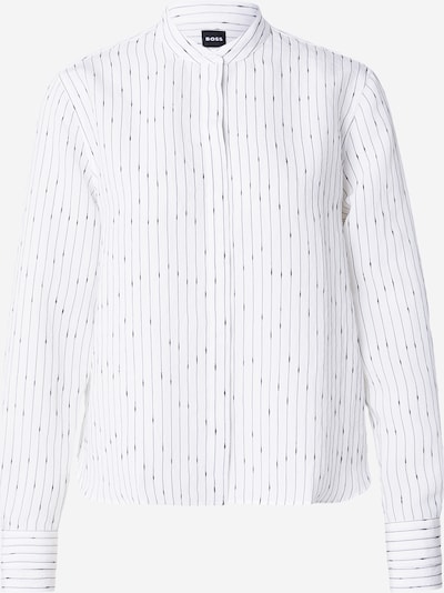 BOSS Bluza 'Bertyna' u crna / bijela, Pregled proizvoda