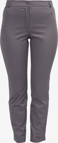 HELMIDGE Slimfit 7/8-Hose in Grau: predná strana