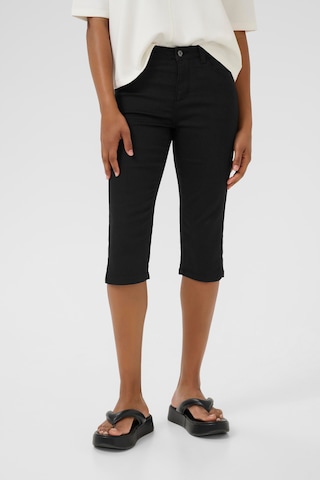 Kaffe Slim fit Jeans 'Zelina' in Black: front