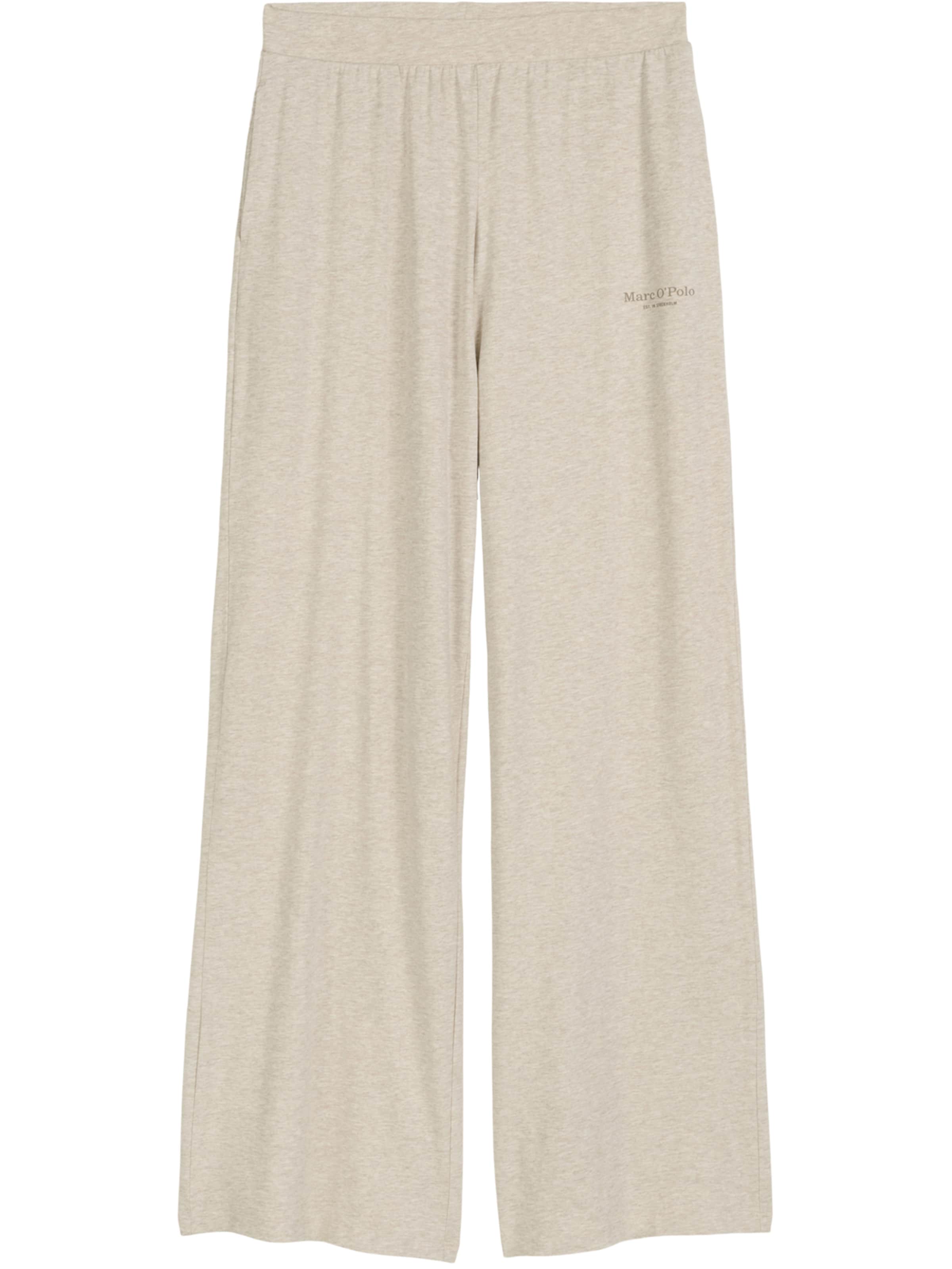 Pantalon de pyjama ' M-Line ' Marc O'Polo en beige : devant