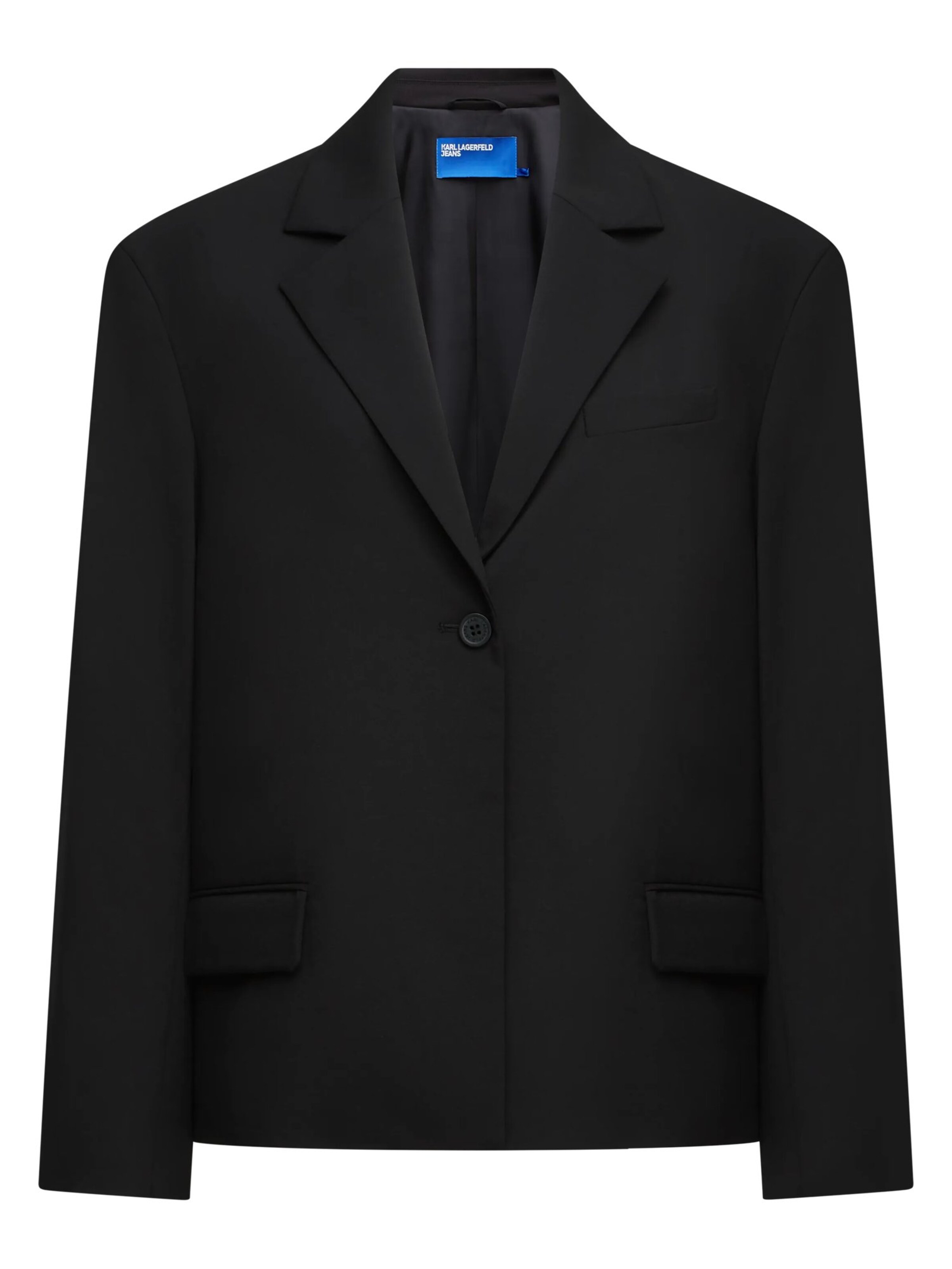 KARL LAGERFELD JEANS - Blazer 'Pietro Terzini' em preto: frente