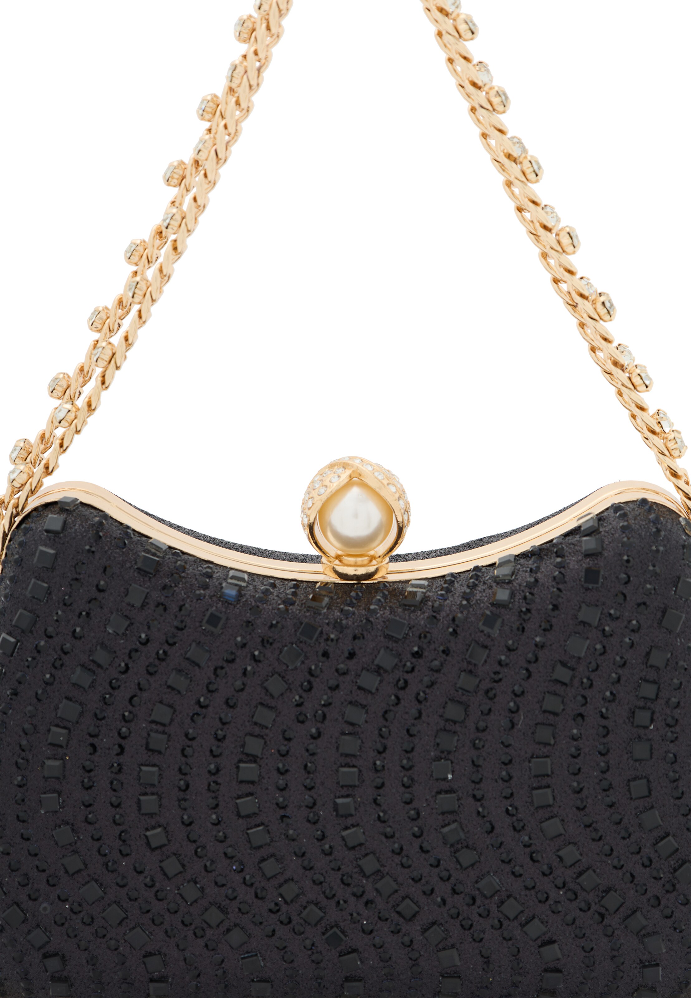 faina - Mala de ombro em preto