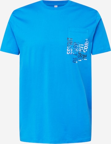 EDC BY ESPRIT Shirt in Blau: predná strana