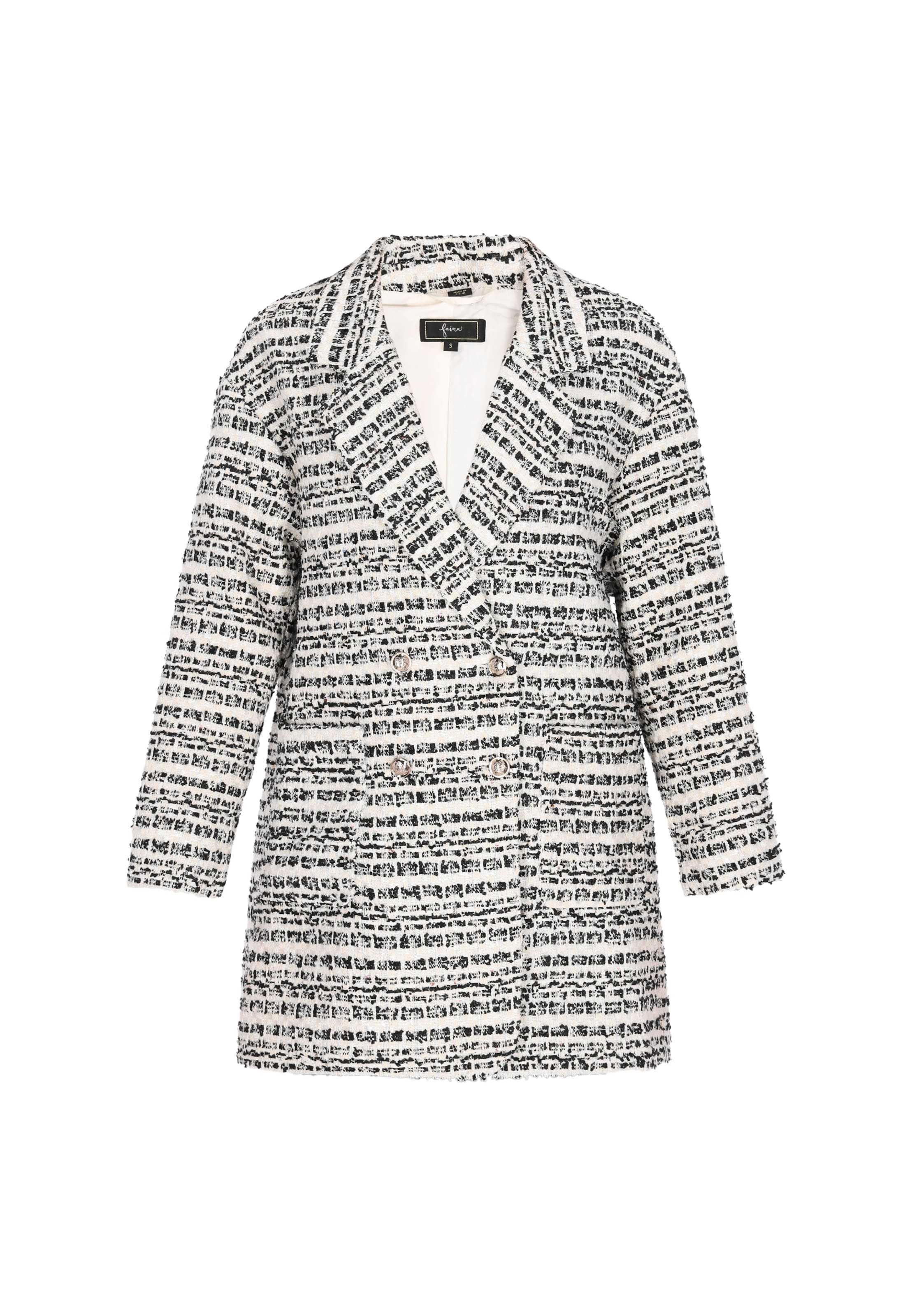 Blazer faina en noir : devant