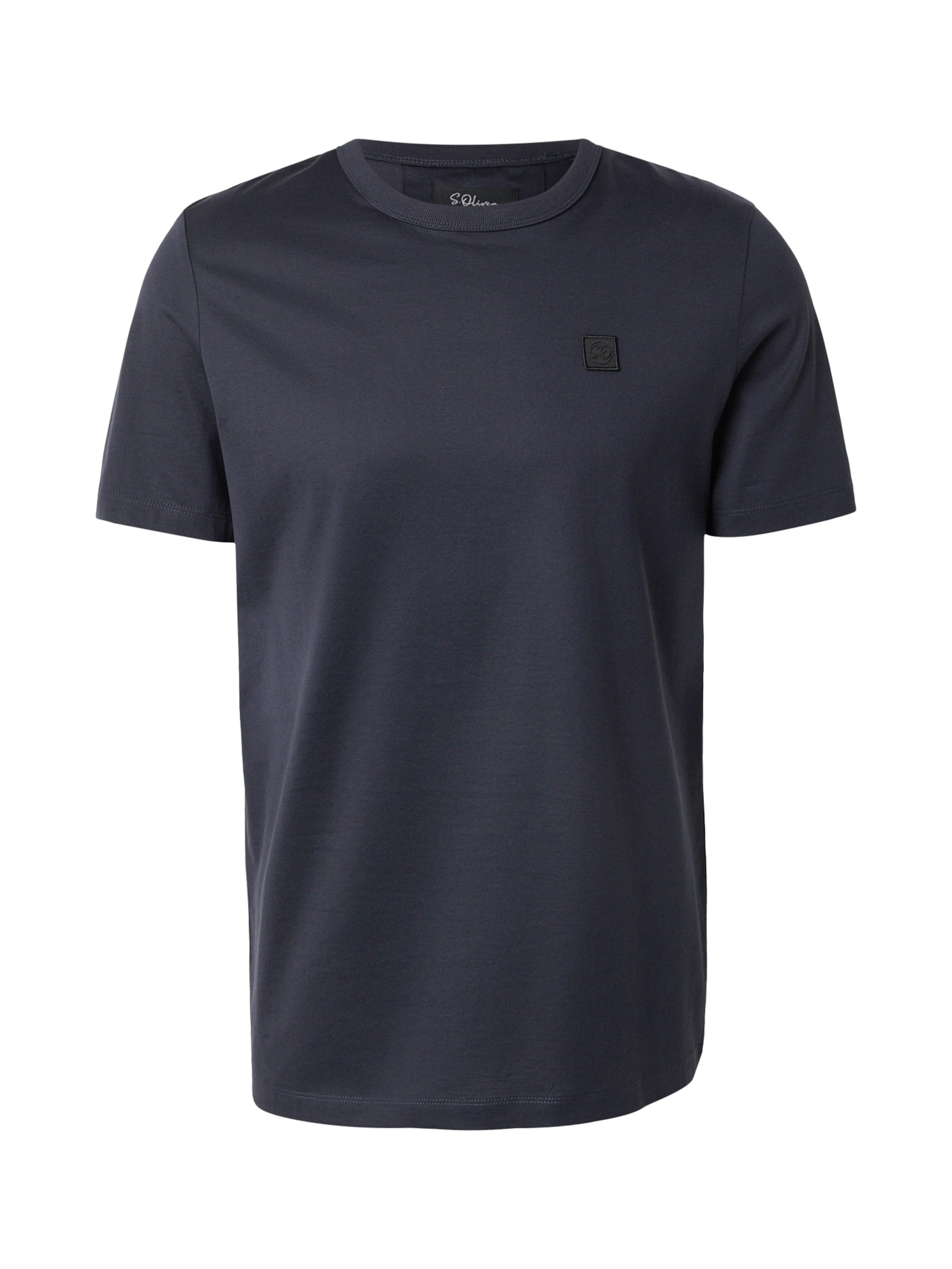 s.Oliver Shirt in Blauw: voorkant