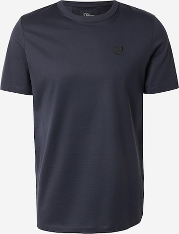 Tricou de la s.Oliver pe albastru: față