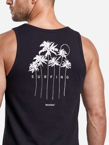 Neverless Shirt 'Palms Surfing'‌‌‌‌‌‌ in Schwarz