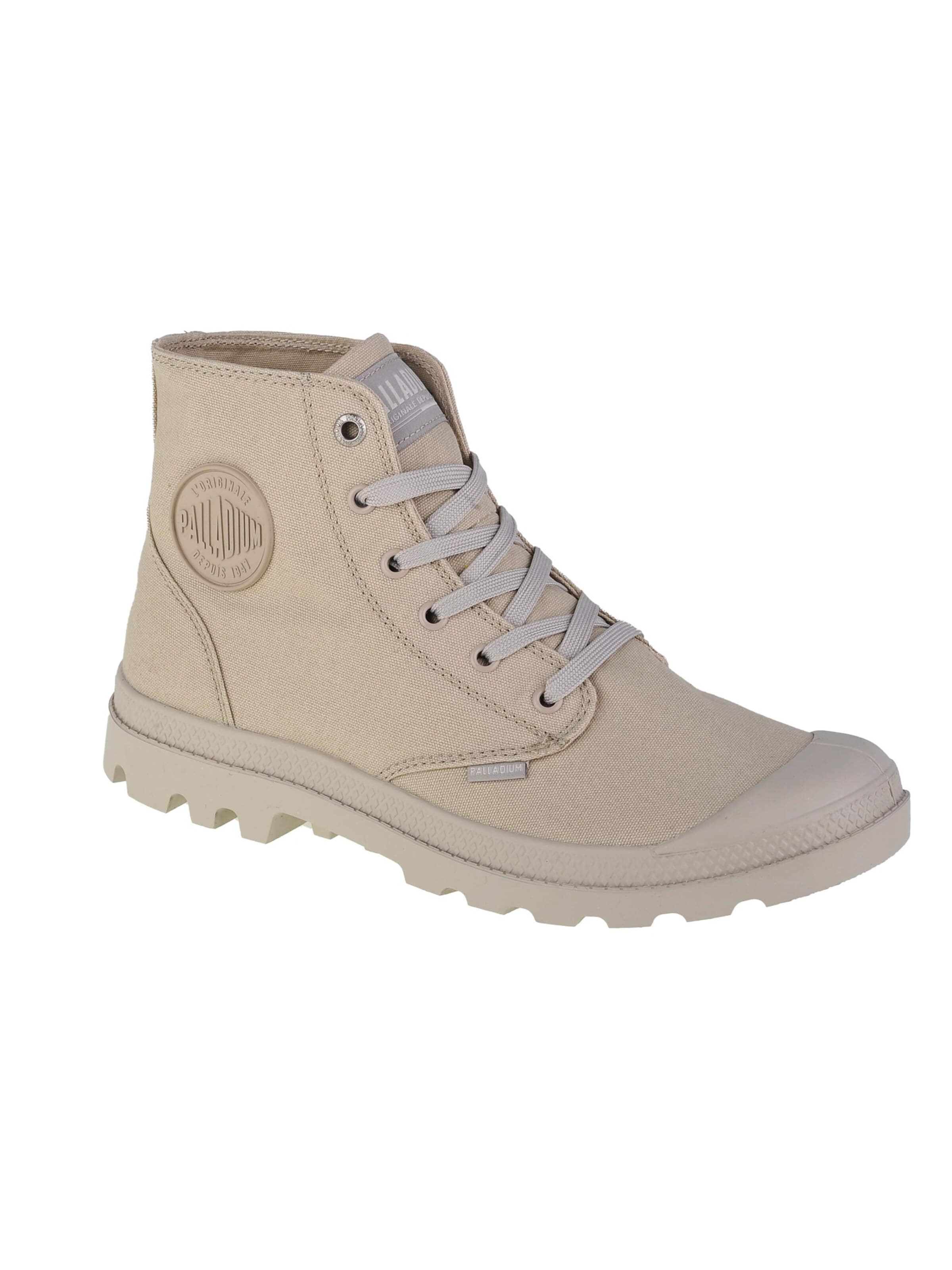 Palladium Sneakers hoog 'Palladium Mono Chrome' in Beige: voorkant