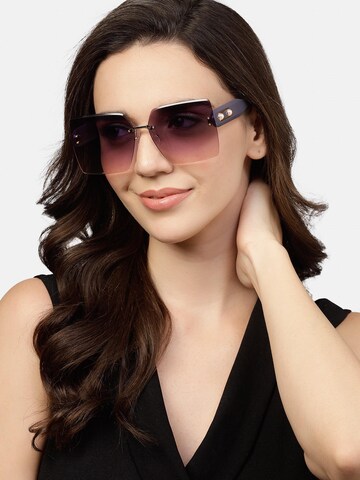 AVANT-GARDE PARIS Sonnenbrille 'Square Ismene' in Lila