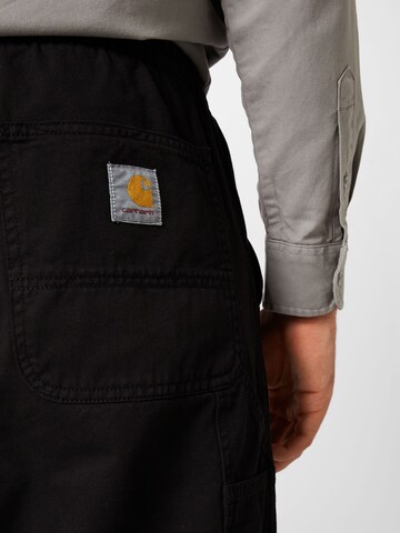 Carhartt WIP - Loosefit Calças 'Flint' em preto