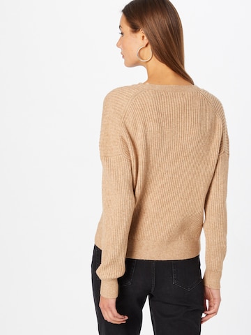 ONLY Knit Cardigan 'Katia' in Brown