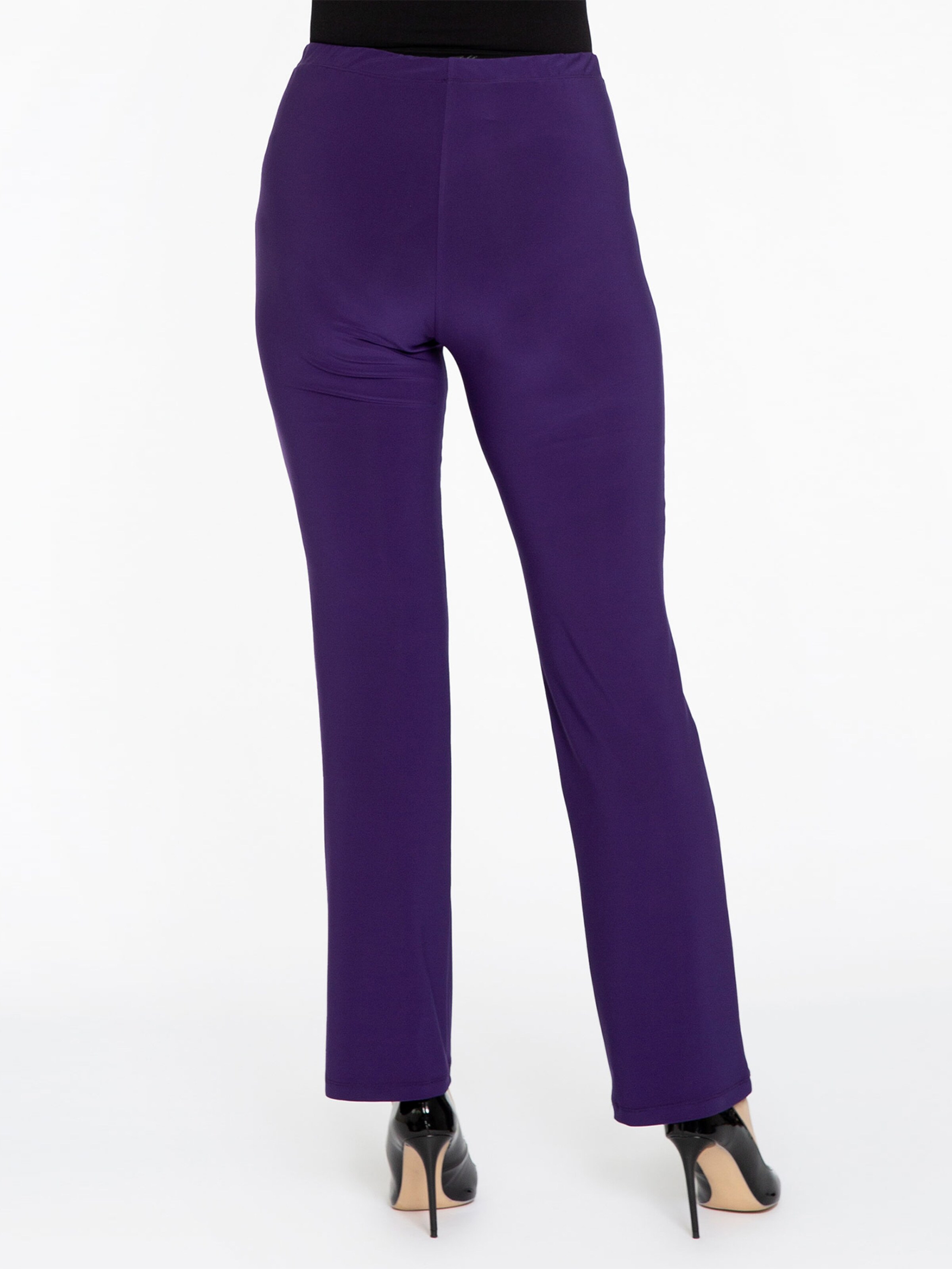 YOEK Skinny Leggings ' Dolce ' in Lila