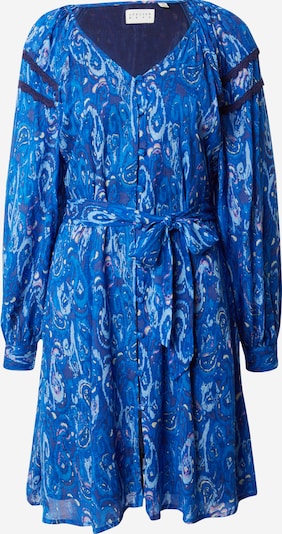 Atelier Rêve Robe-chemise 'IRODILE' en bleu marine / bleu clair / jaune clair / rose clair, Vue avec produit