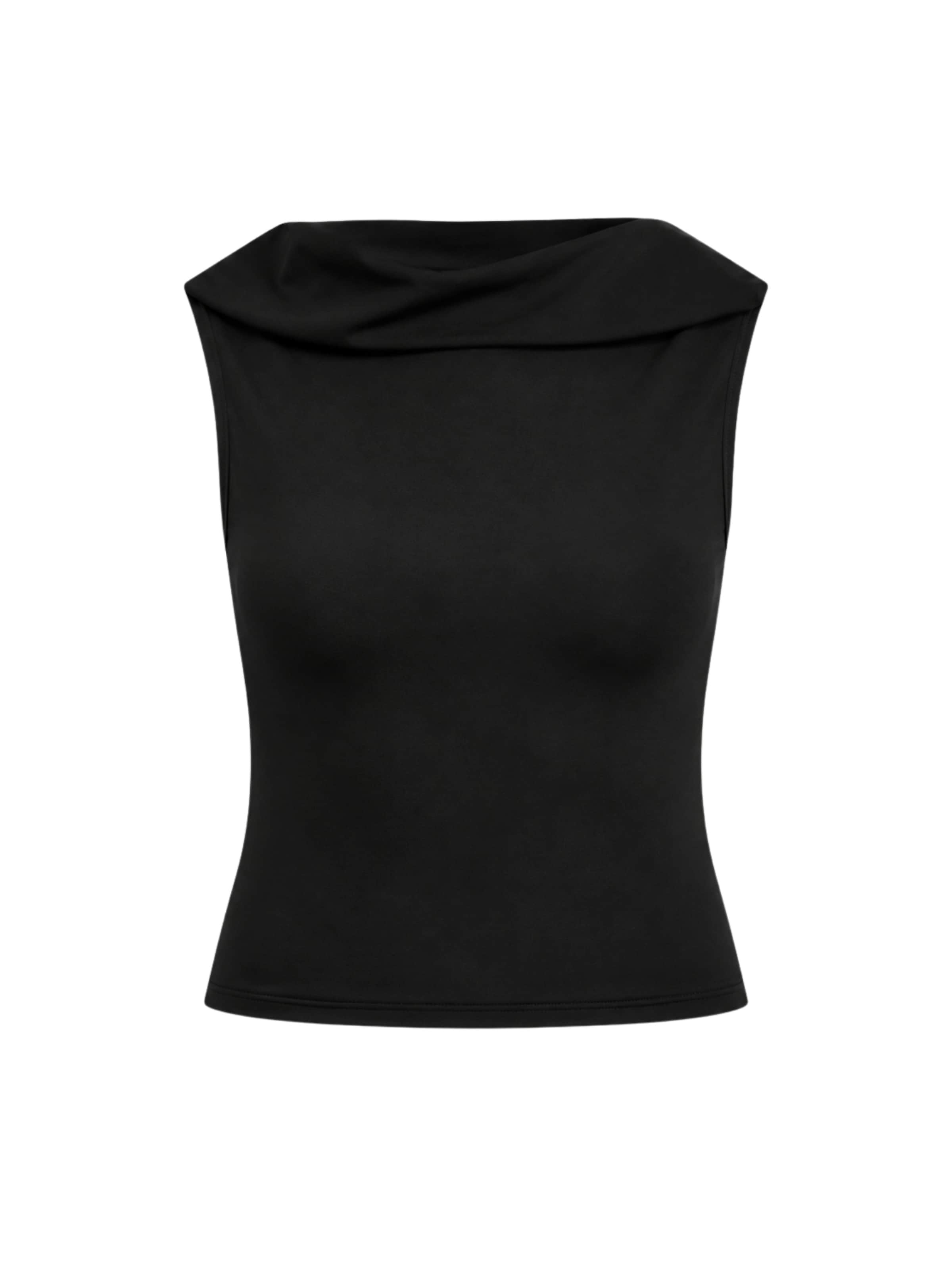 OW Collection Top in Black: front