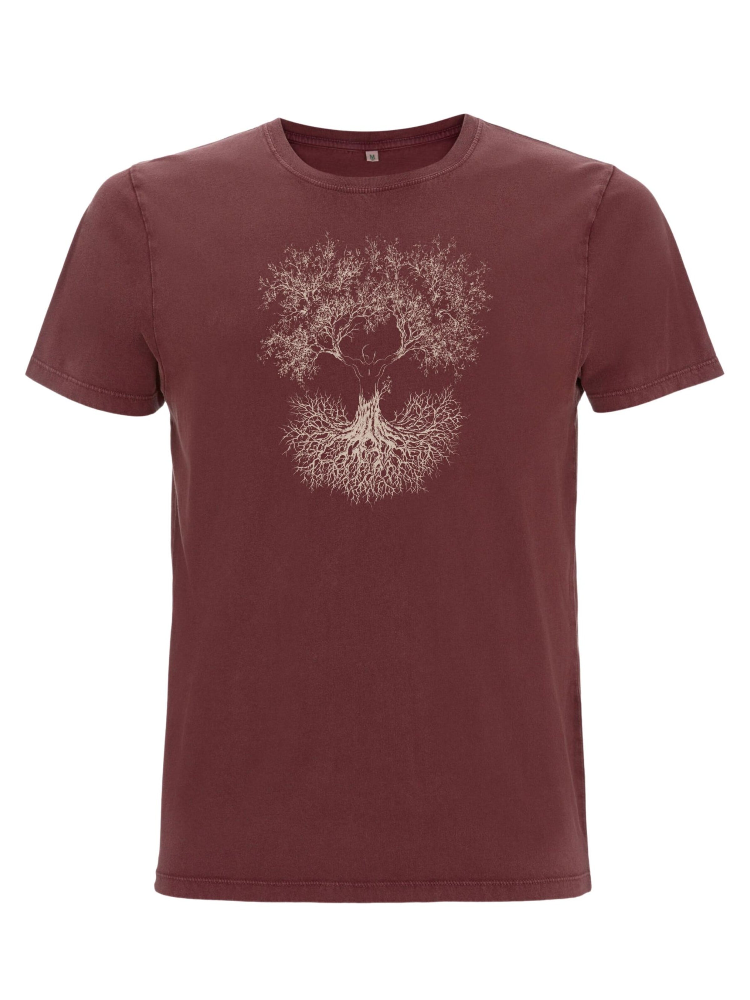 Life-Tree Shirt 'Fusion'‌‌‌‌‌‌‌‌‌‌ in Rot: Vorderseite
