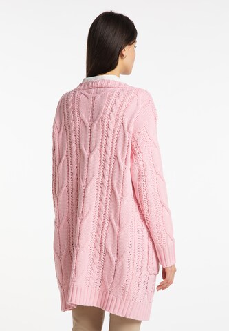 Usha Knit Cardigan in Pink
