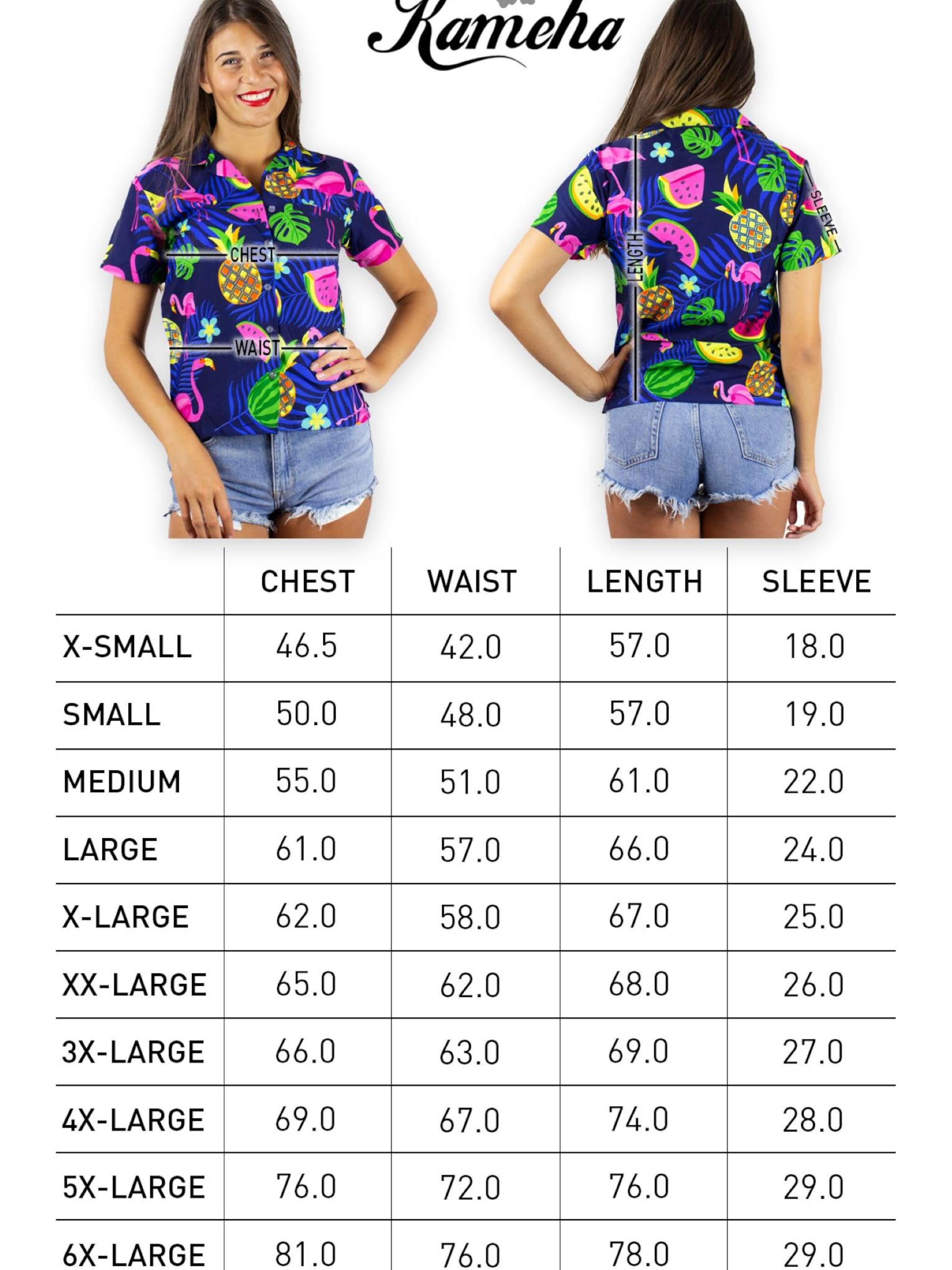 King Kameha Bluse 'Flamingo Melone'‌ in Blau