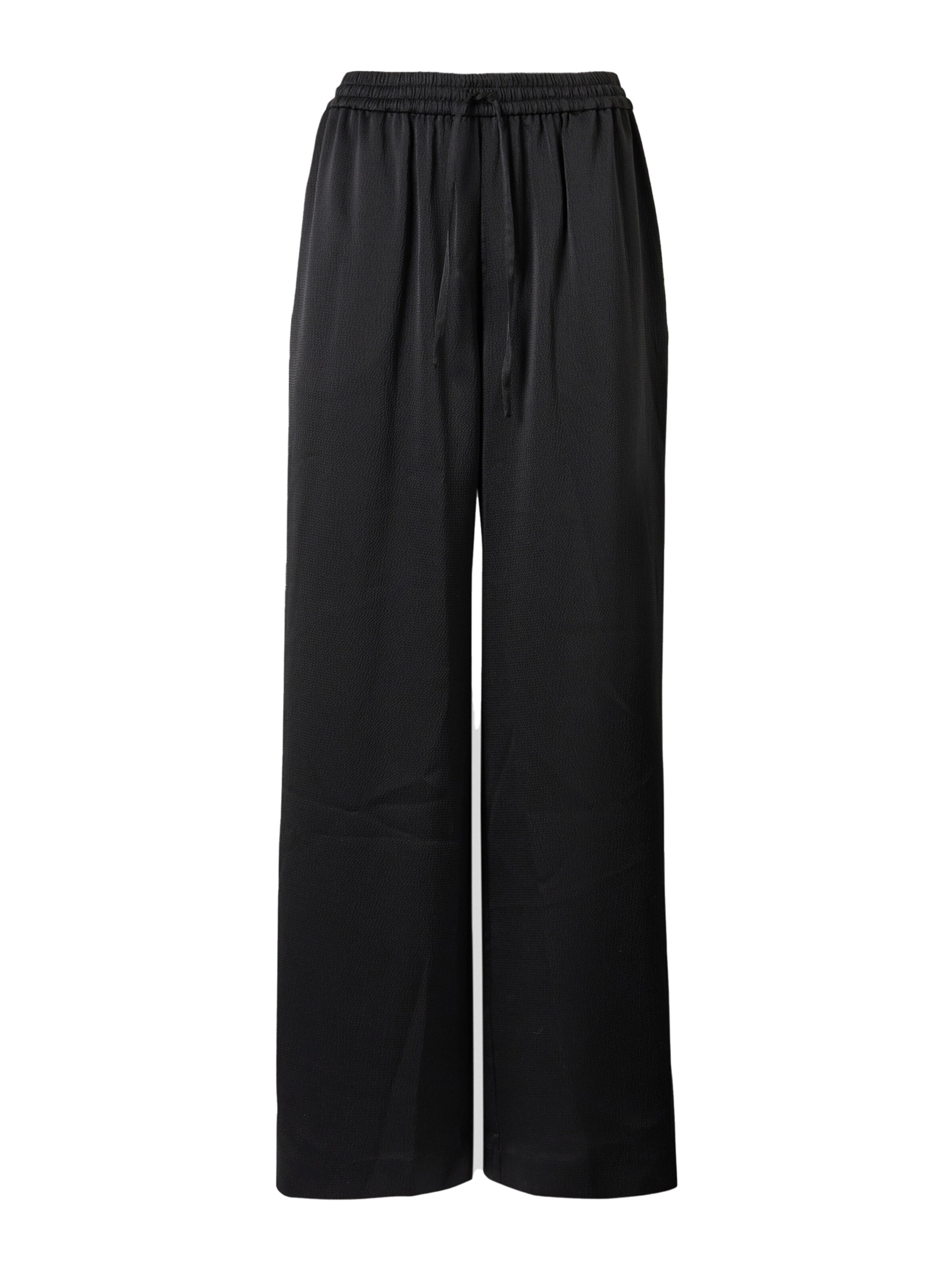 Samsøe Samsøe Laiad sääred Püksid, värv must: eest vaates