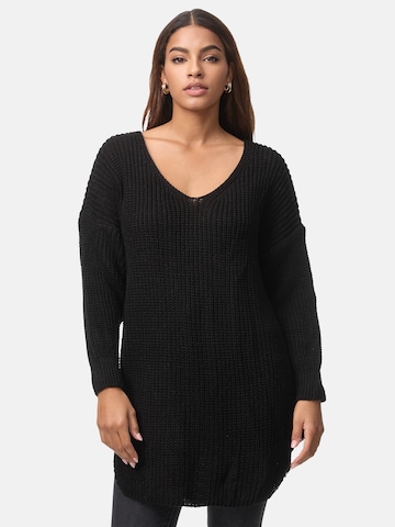 Elara Pullover i sort: forside