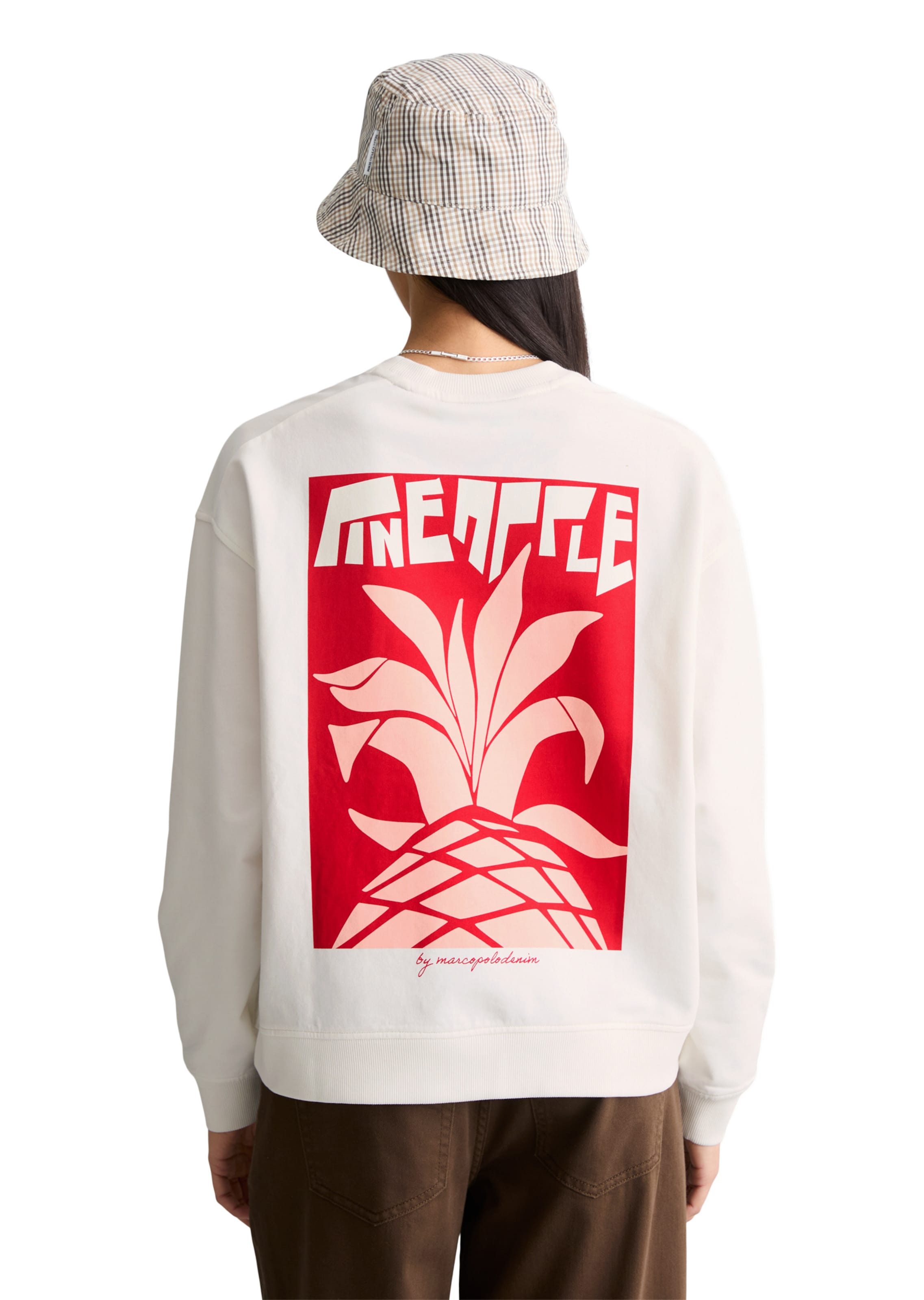 Marc O'Polo DENIM Sweatshirt in White: front