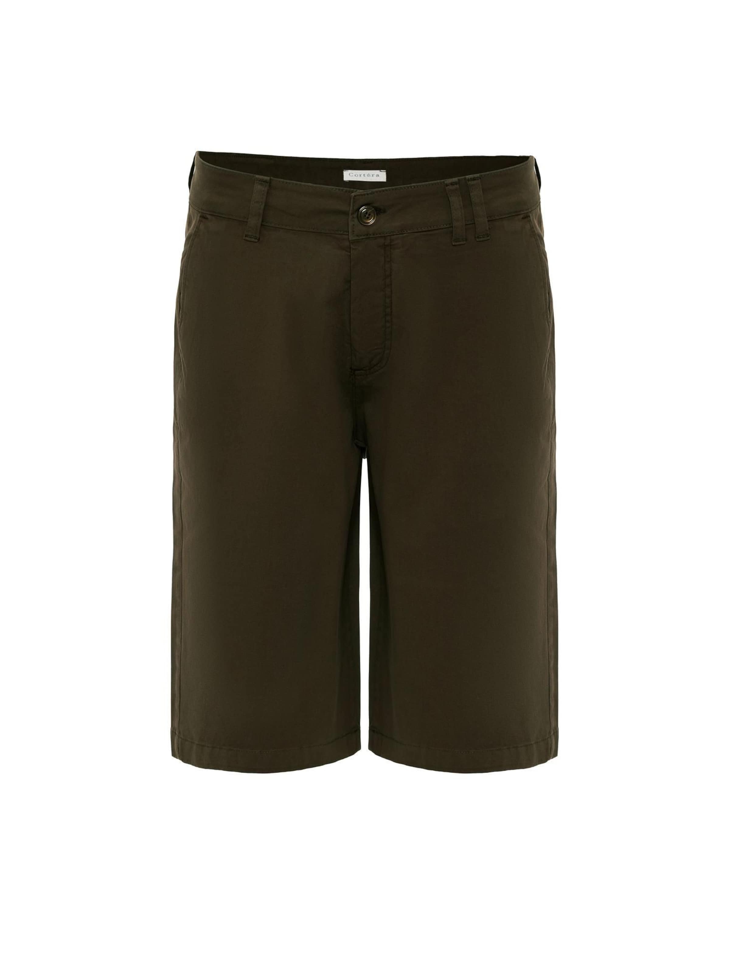 Regular Pantalon 'Noah' Cortera en vert : devant