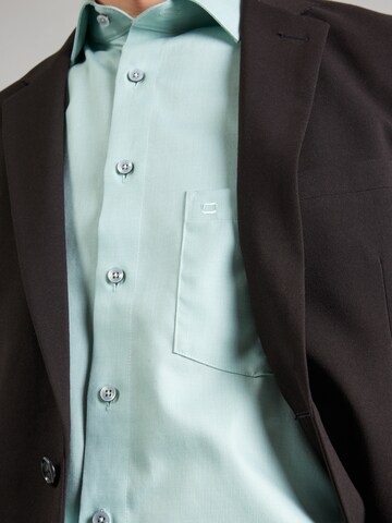 OLYMP Regular fit Business shirt in Green