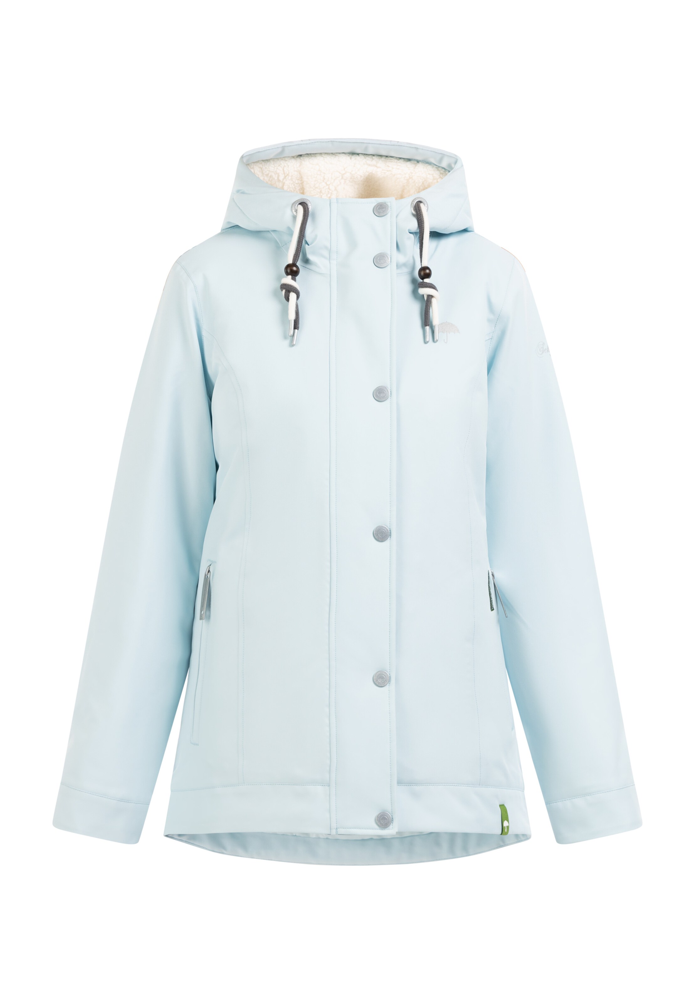 Schmuddelwedda Funkčná bunda - Zelená: predná strana