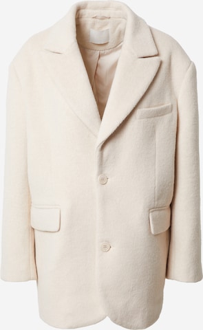 LeGer Premium Between-Seasons Coat 'GABRIELE' in Beige: front