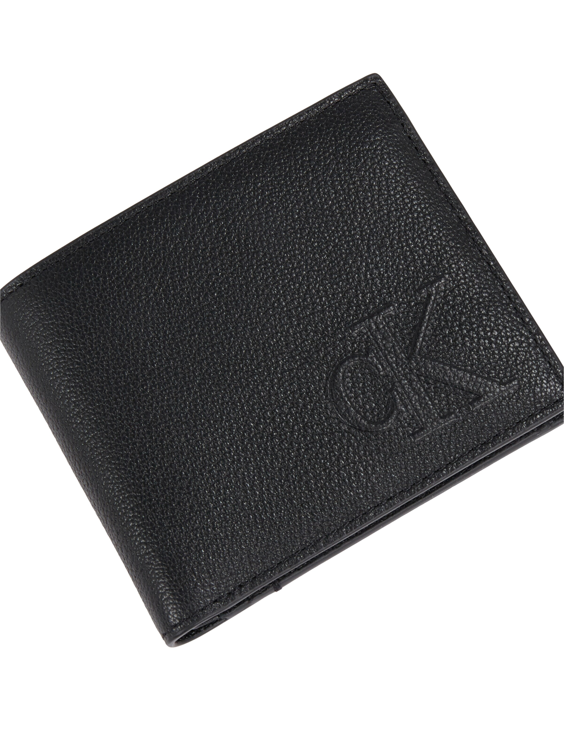 Portamonete 'IMPRESSION' di Calvin Klein in nero